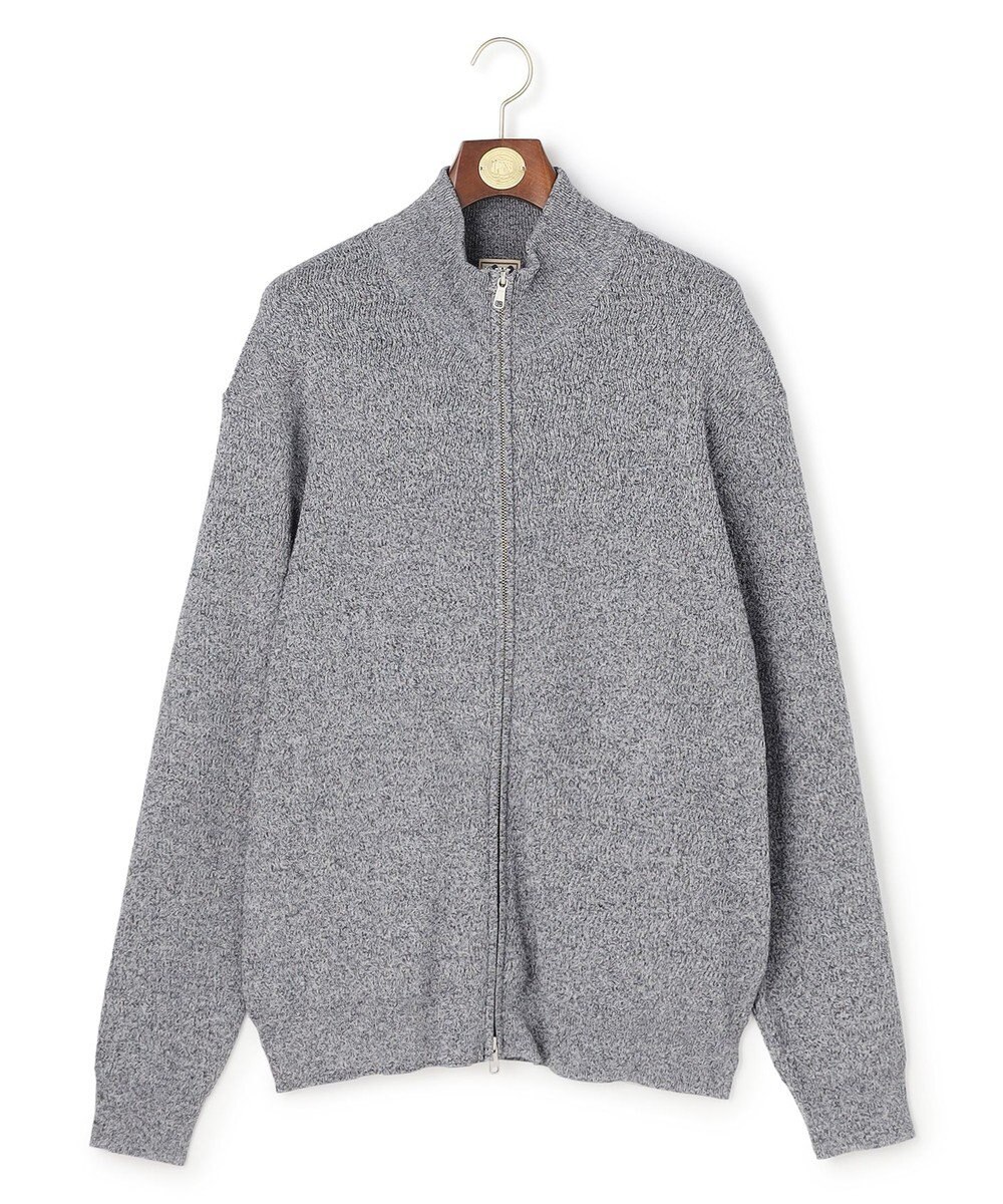 J.PRESS MEN 【KING SIZE】ギマコットンフルジップ カーディガン 