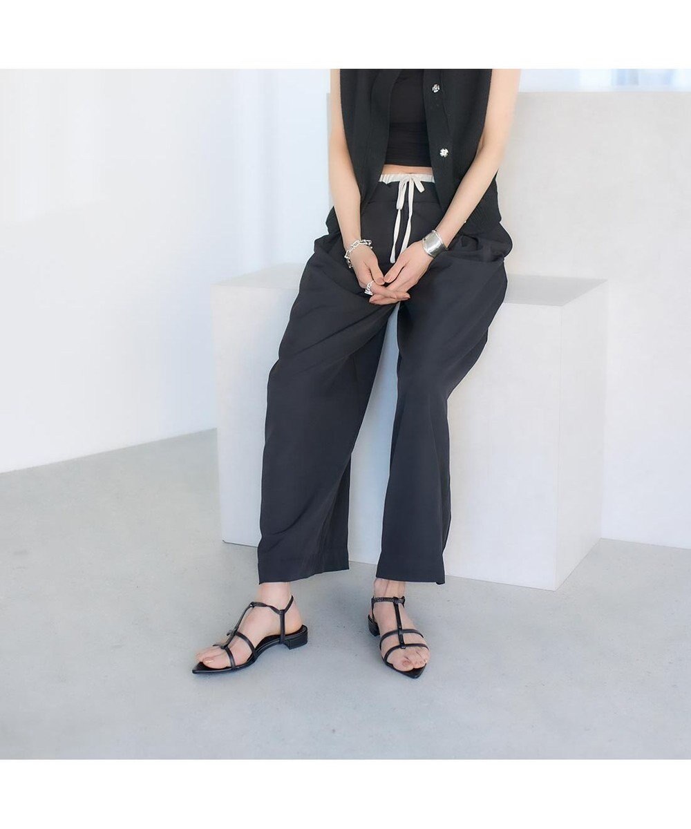 MODE ET JACOMO <carino>ポインテッドトゥTストラップサンダル 