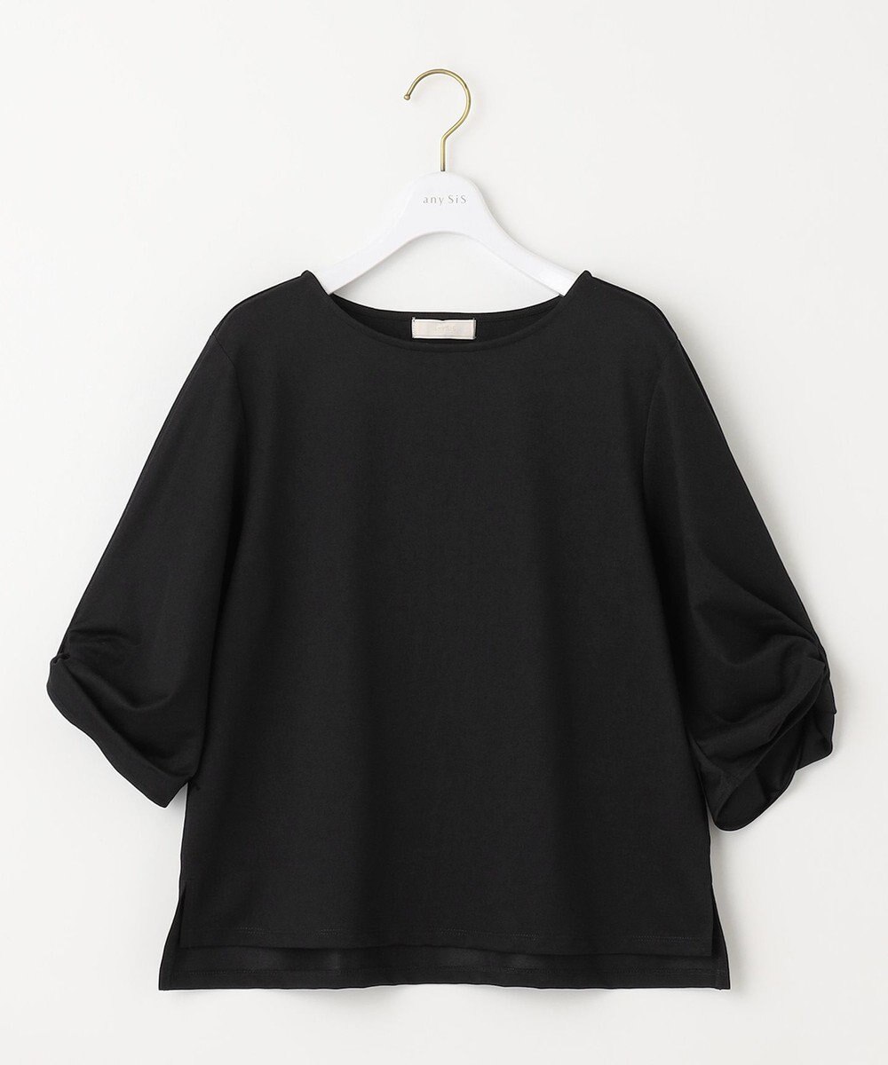 ANY SIS 【接触冷感・UVカット】サカリバ袖ねじり プルオーバー 