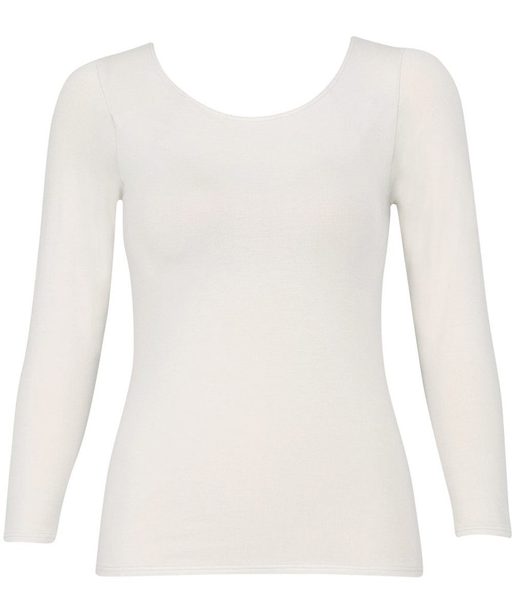 Wing カップ付きインナー あったか素材 ラク きれいなバストシルエット 【シンクロブラトップ】 8分袖 長袖 秋 冬 ET1865 ウイング／ワコール 