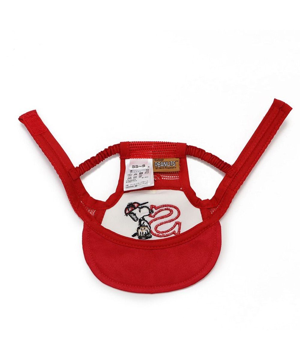 PET PARADISE スヌーピー 野球柄 お揃い キャップ 【小型犬】 