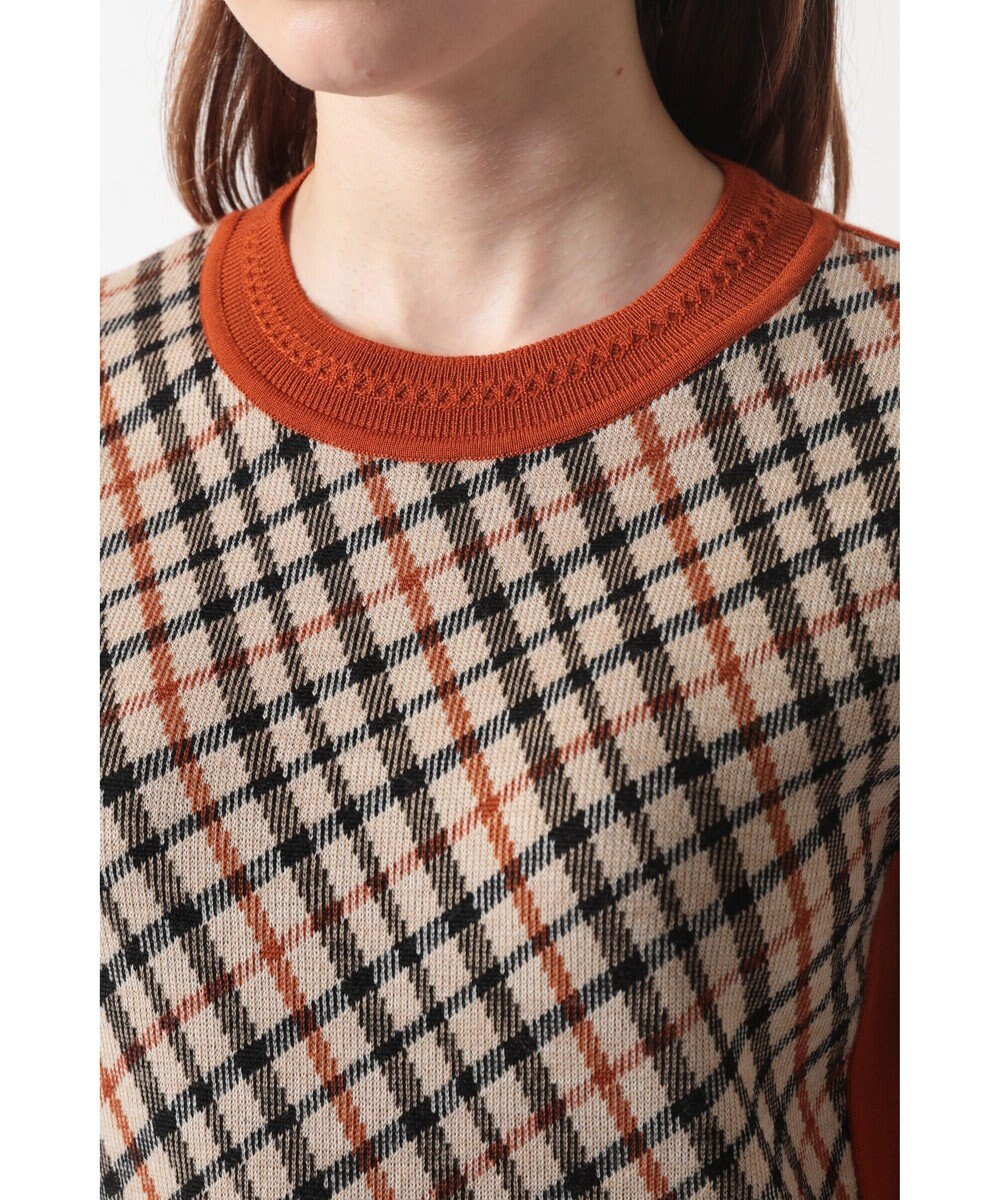 DAKS チェック ジャカードプルオーバー 