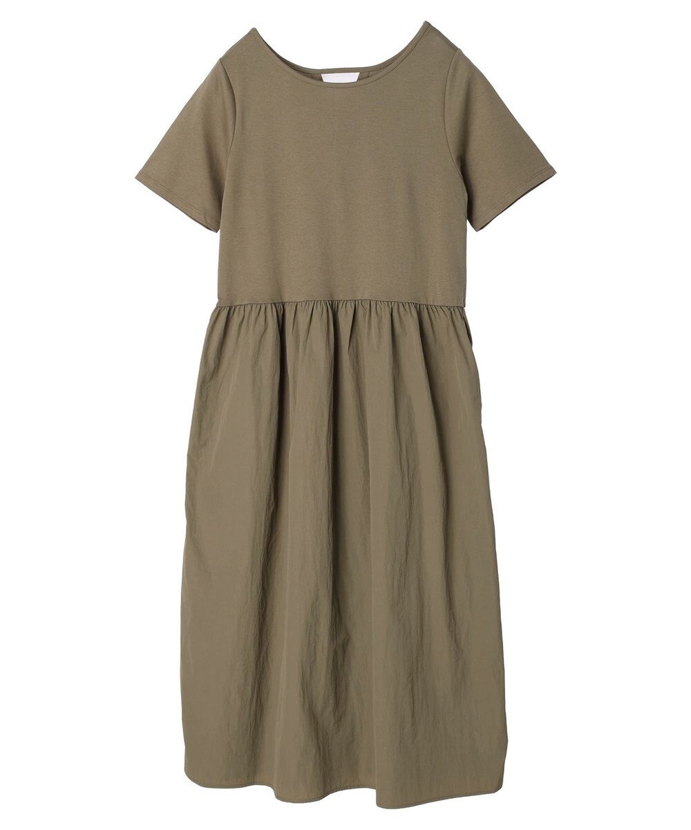 Green Parks Ｂ．ドッキングボリュームギャザーワンピース 