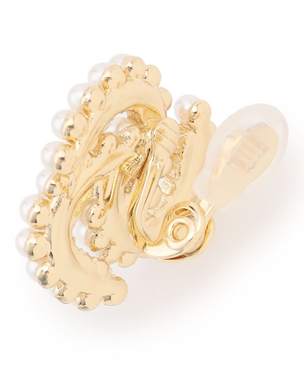 23区 パールビジュー イヤリング 