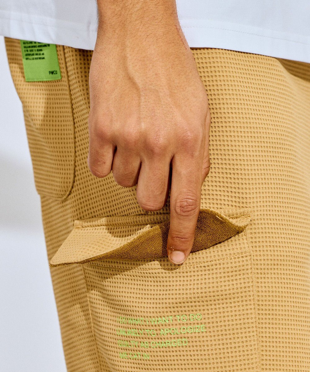 PW CIRCULUS 【GOLF OUT掲載アイテム】【MEN】ワッフルカーゴショーツ ゴルフ 