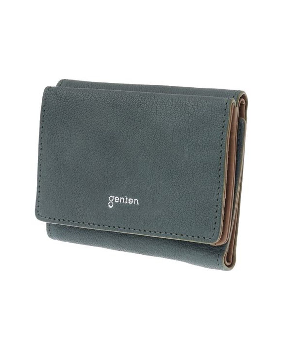 genten 【新型】フレスコ 三つ折り財布 