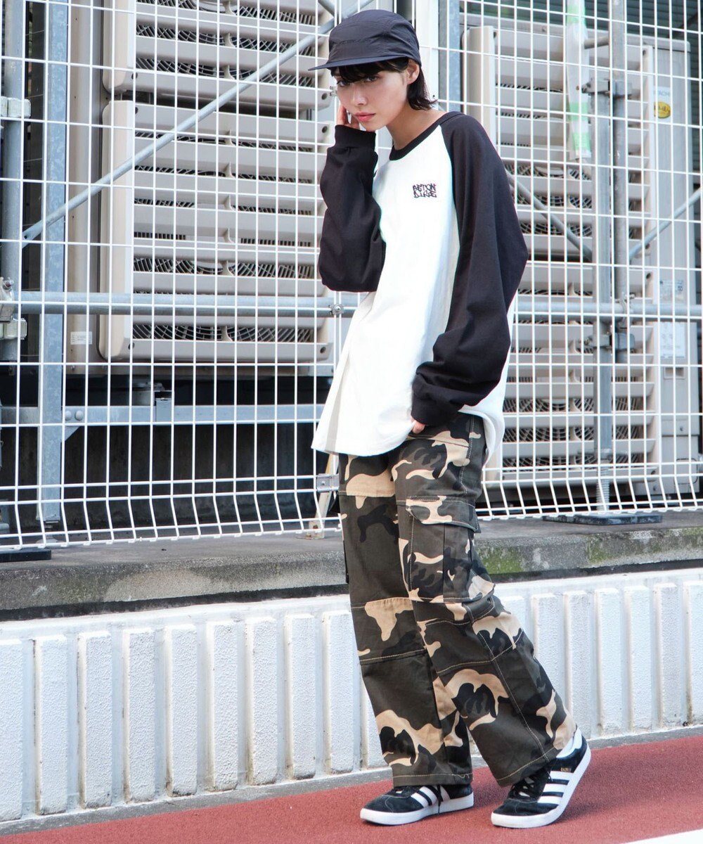 WEGO 【ユニセックス着用ITEM】ラグラングラフィックBIG　T（LS） 