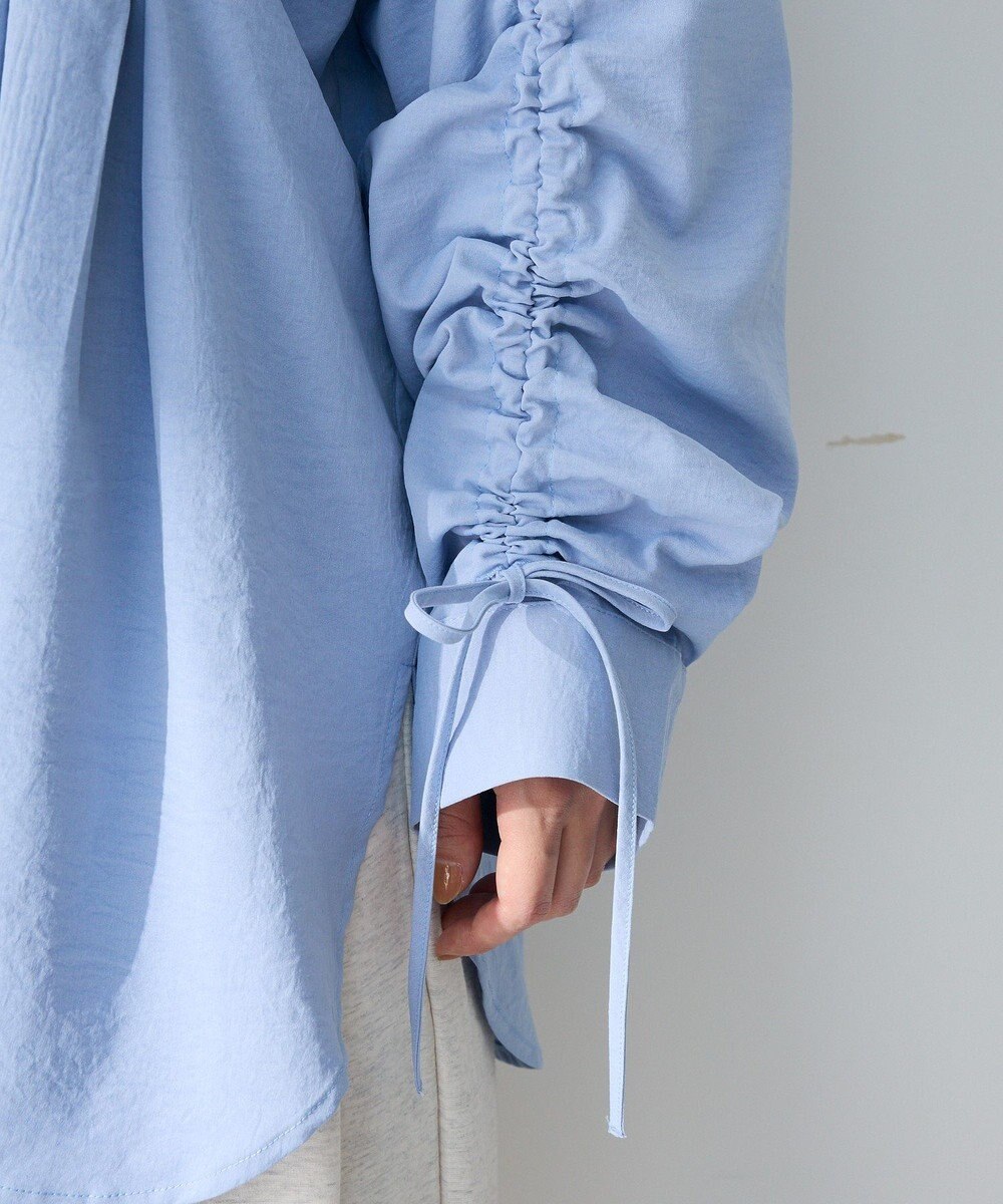 Green Parks 【WEB限定】ドロストシャーリングウエストタックシャツⅡ 