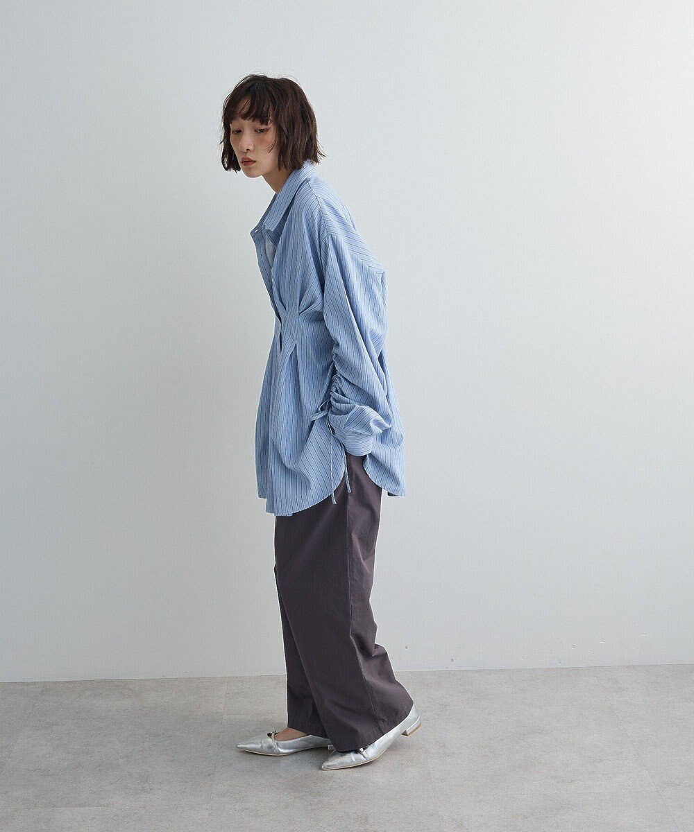 Green Parks 【WEB限定】ドロストシャーリングウエストタックシャツⅡ 