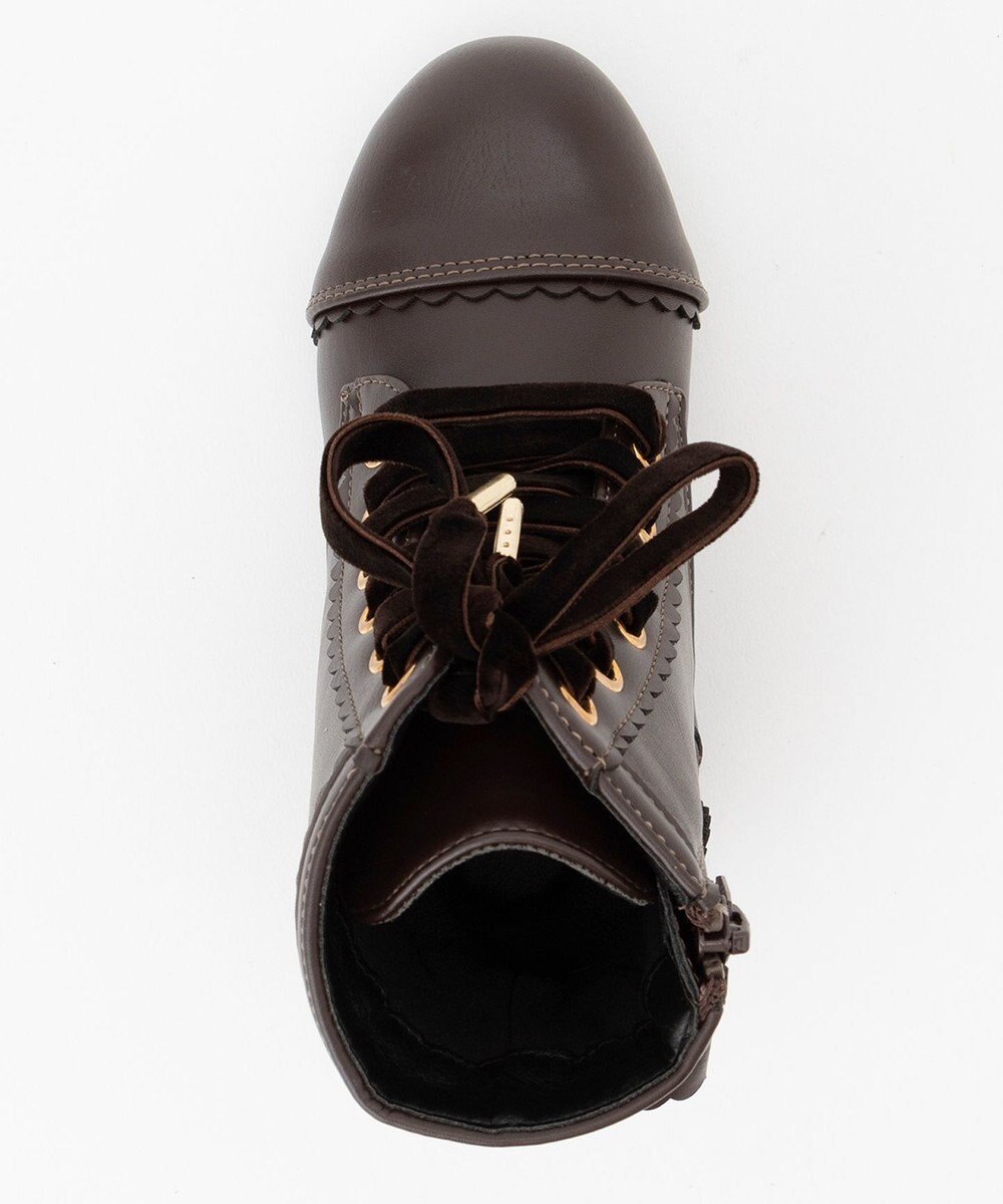 ANY KIDS 編み上げブーツ 