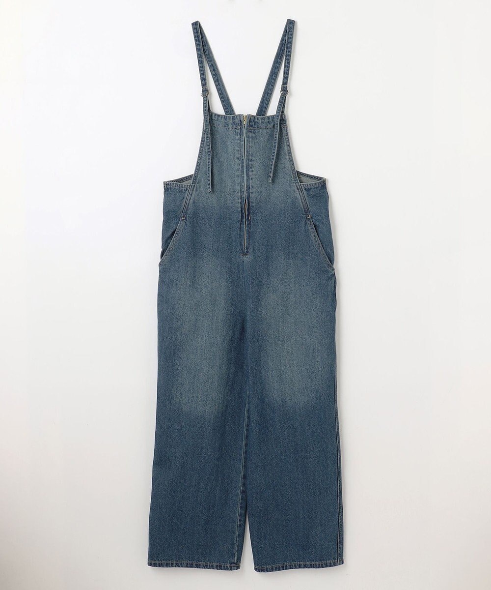 ANY L 【洗濯機可】デニムサロペット 