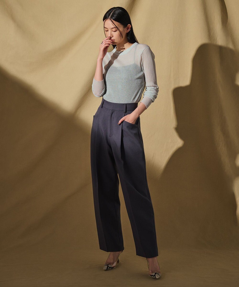 uncrave 【防シワ・洗濯機洗い可】ドライタッチツイル カーブ パンツ（uncrave STANDARD） 