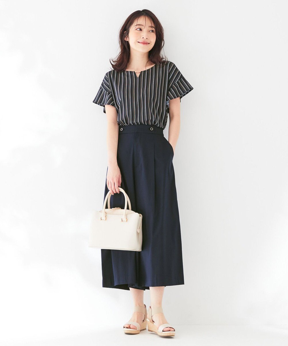 ANY SIS 【美人百花7月号掲載】エアリー ワイドクロップド パンツ 