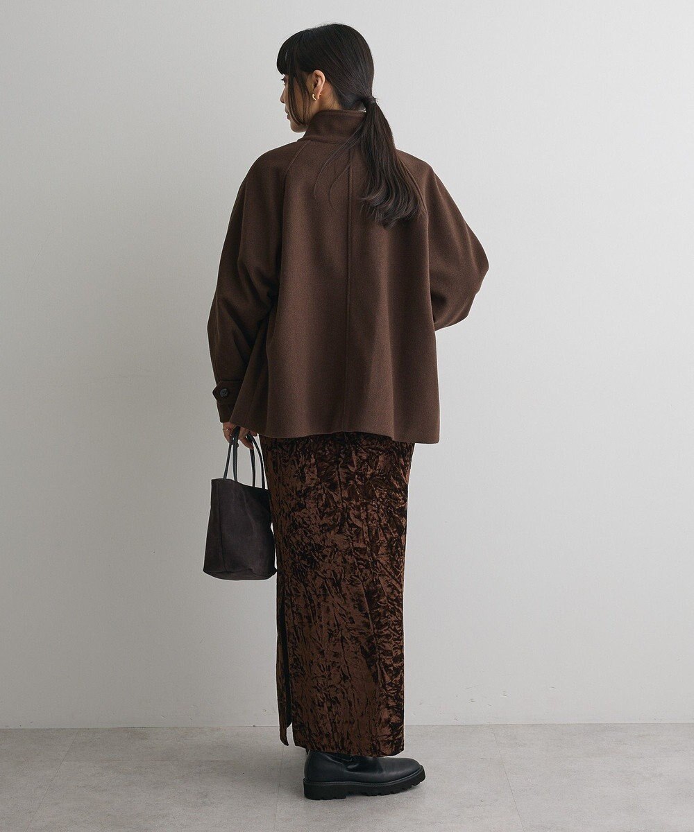 CRAFT STANDARD BOUTIQUE スタンドカラーメルトンショートコート 