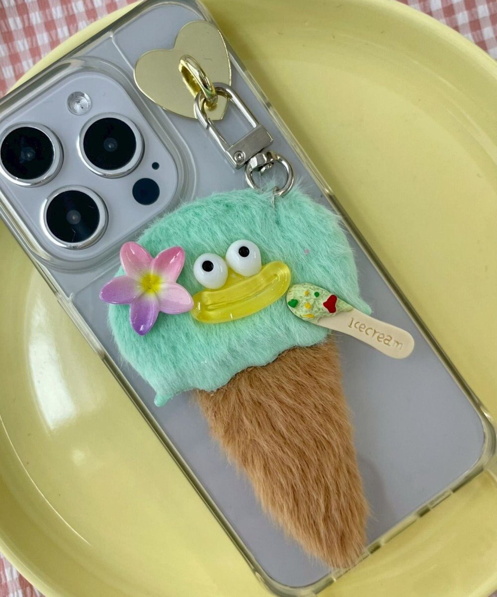 WEGO ミニデリシャスアイスクリームモンスターぬいぐるみキーホルダー 