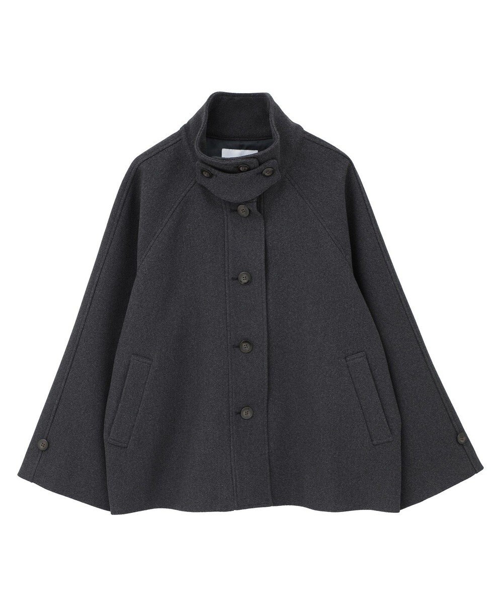 CRAFT STANDARD BOUTIQUE スタンドカラーメルトンショートコート 