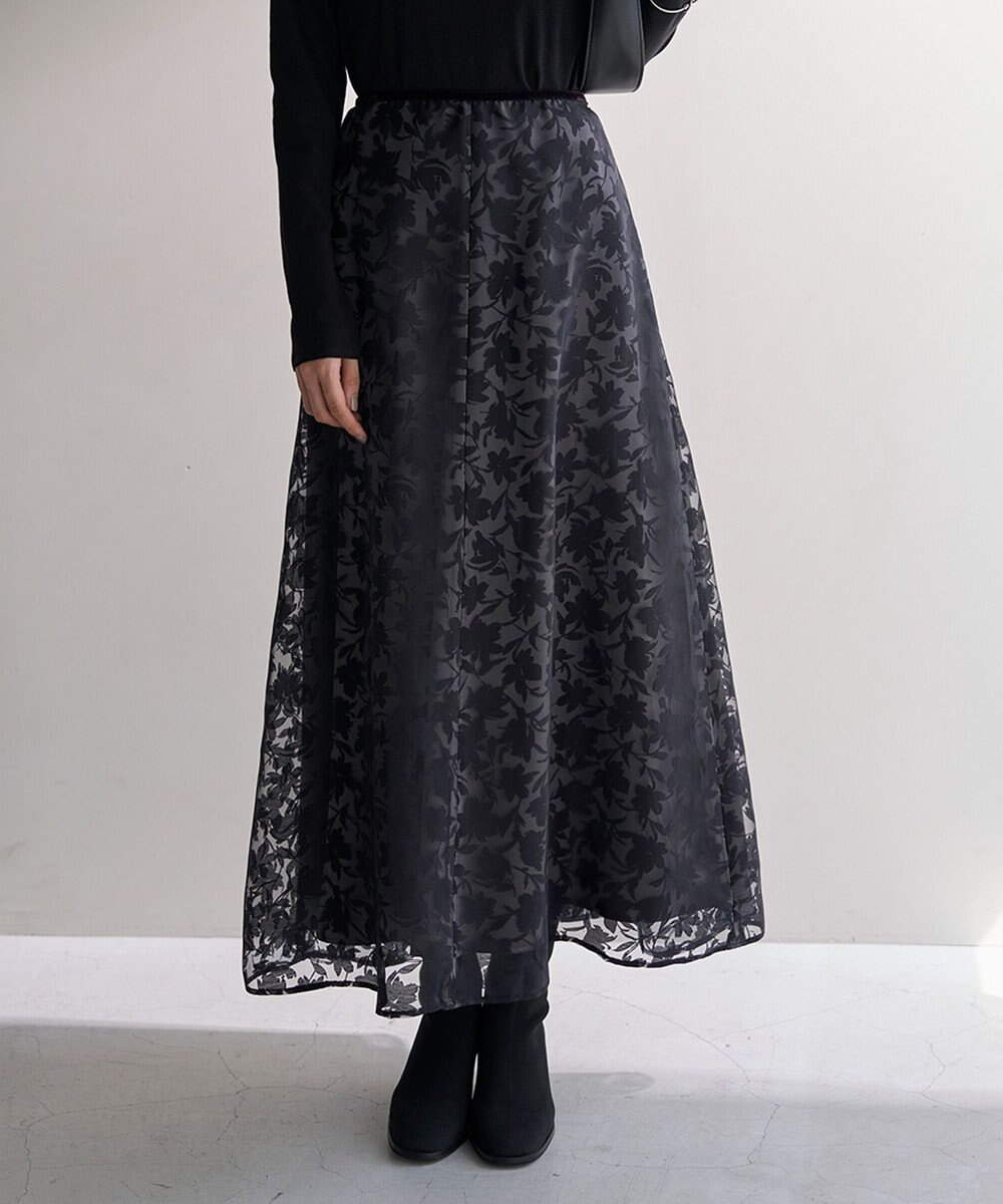 UNFILO フラワーオパールスカート 