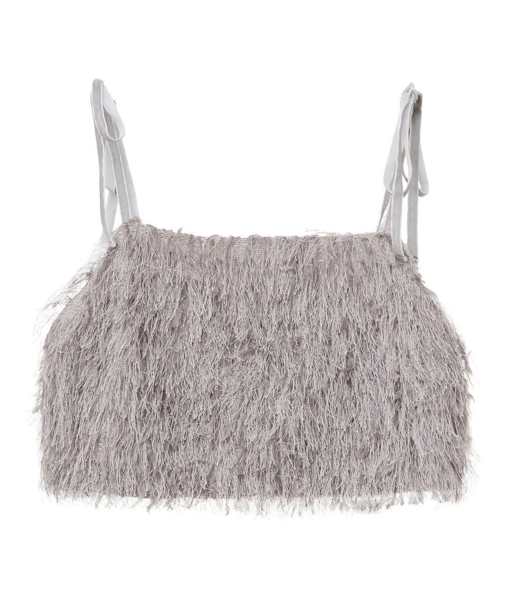 earth music&ecology ラメミックスフェザービスチェ 