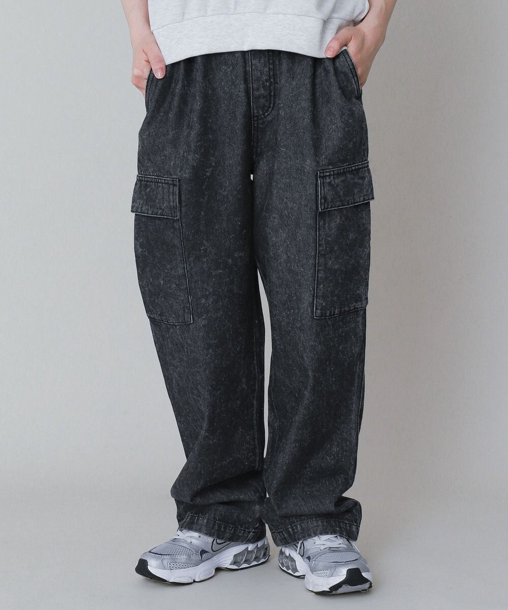 WEGO 【KIDS】デニムイージーカーゴパンツ（JUNIOR） 