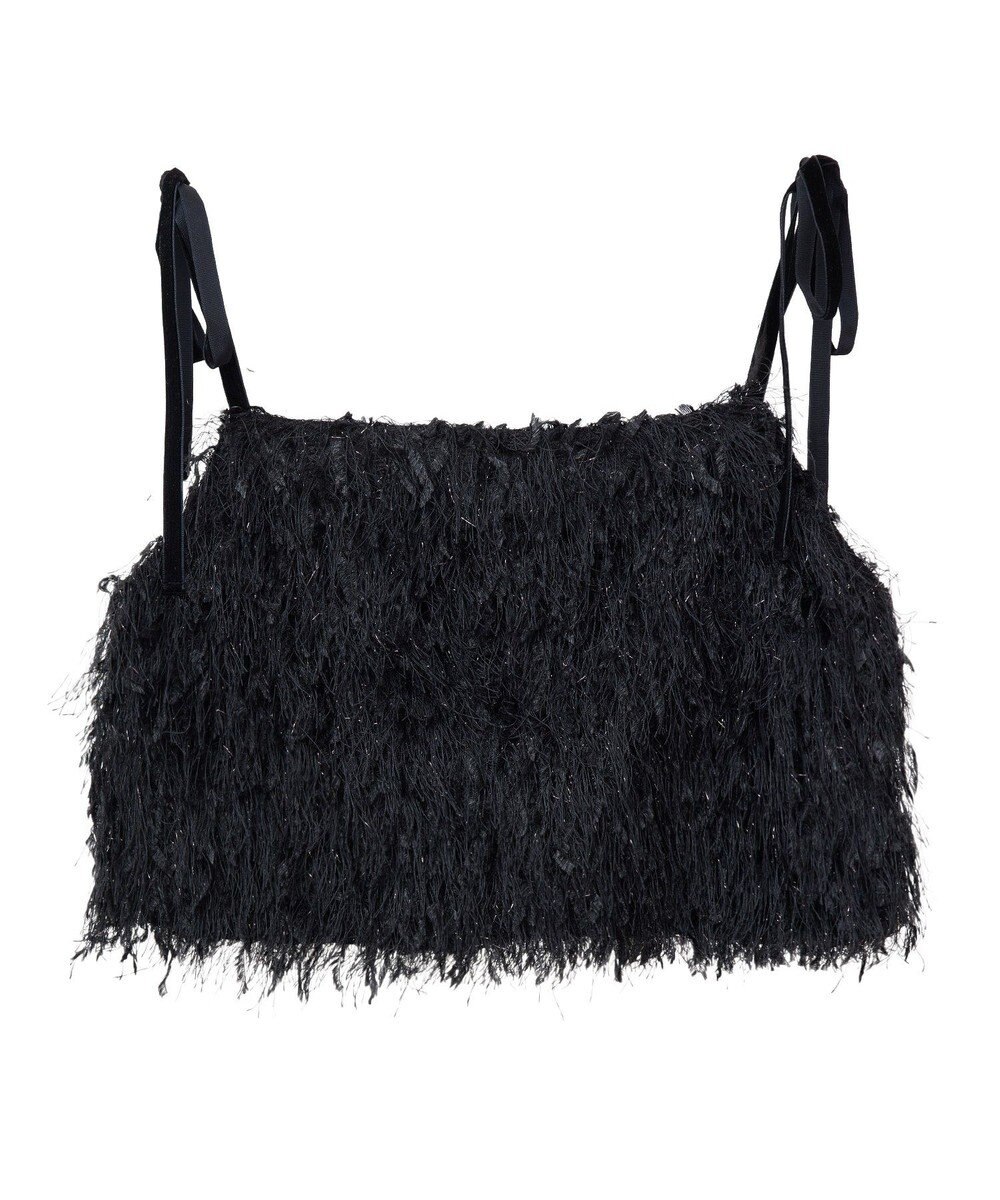 earth music&ecology ラメミックスフェザービスチェ 