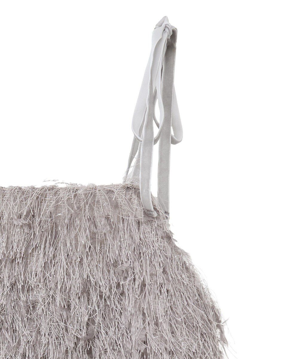 earth music&ecology ラメミックスフェザービスチェ 