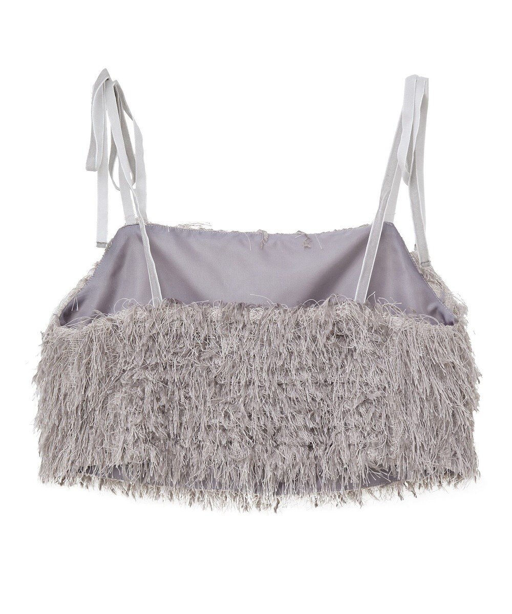 earth music&ecology ラメミックスフェザービスチェ 