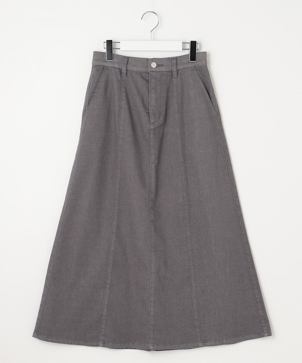 自由区 【洗える】ウスカルデニム スカート 