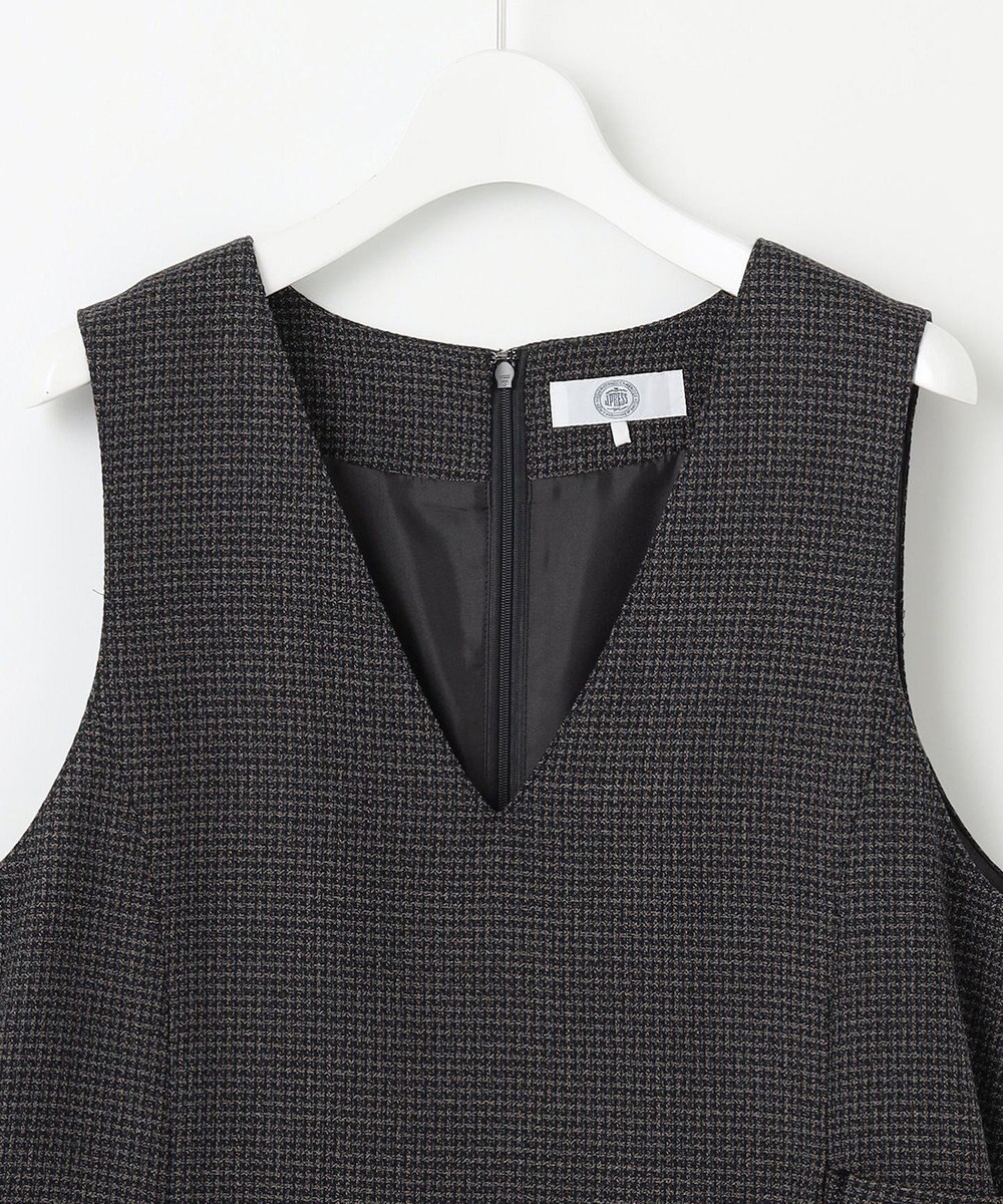 J.PRESS LADIES L T/W 杢 ライトツイード ジャンパースカート 