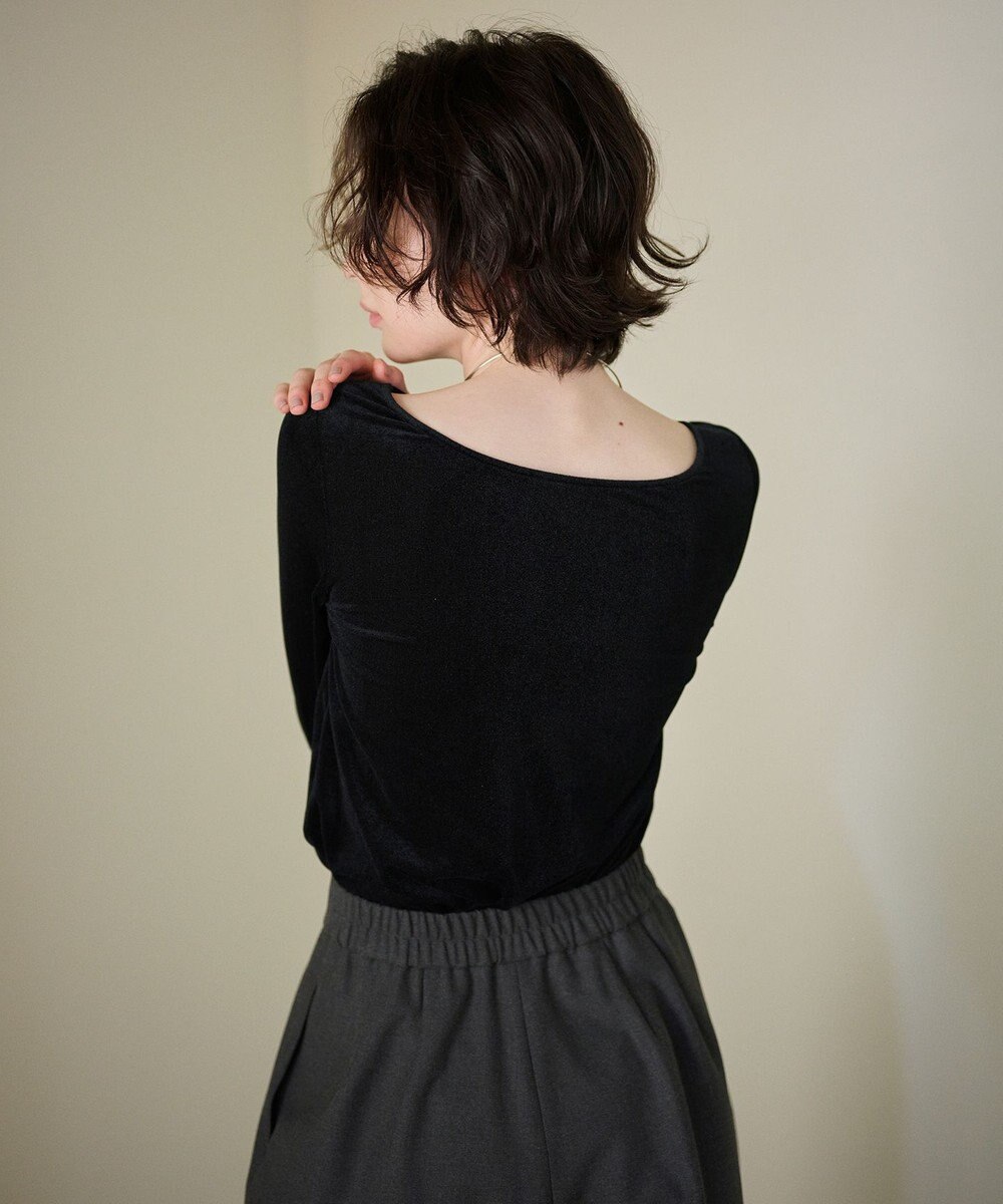 #Newans 【洗濯機可／ 前後着用可】 シアーベロアプルオーバー 