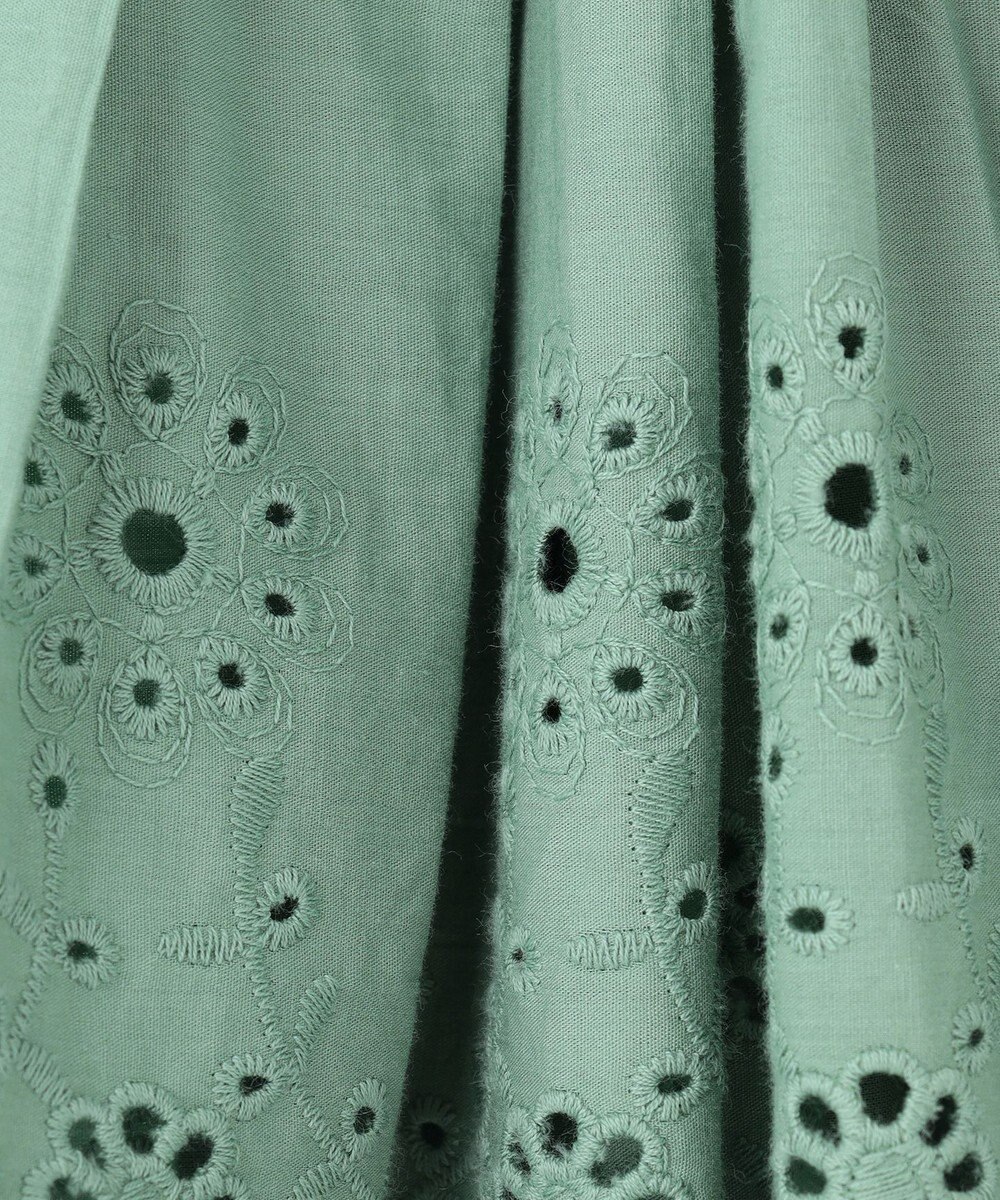 ANY KIDS 裾 刺繍 スカート 