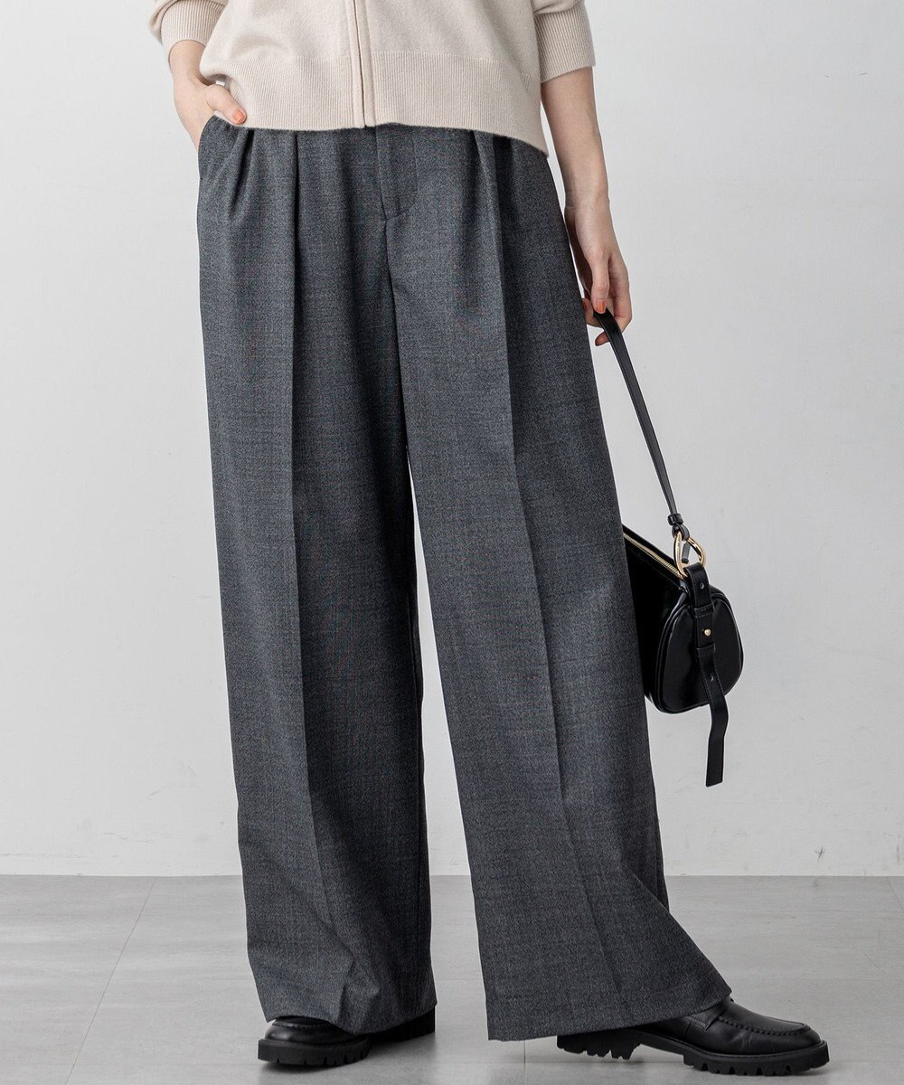 23区 【セットアップ対応】TWサキソニー タックワイド パンツ 