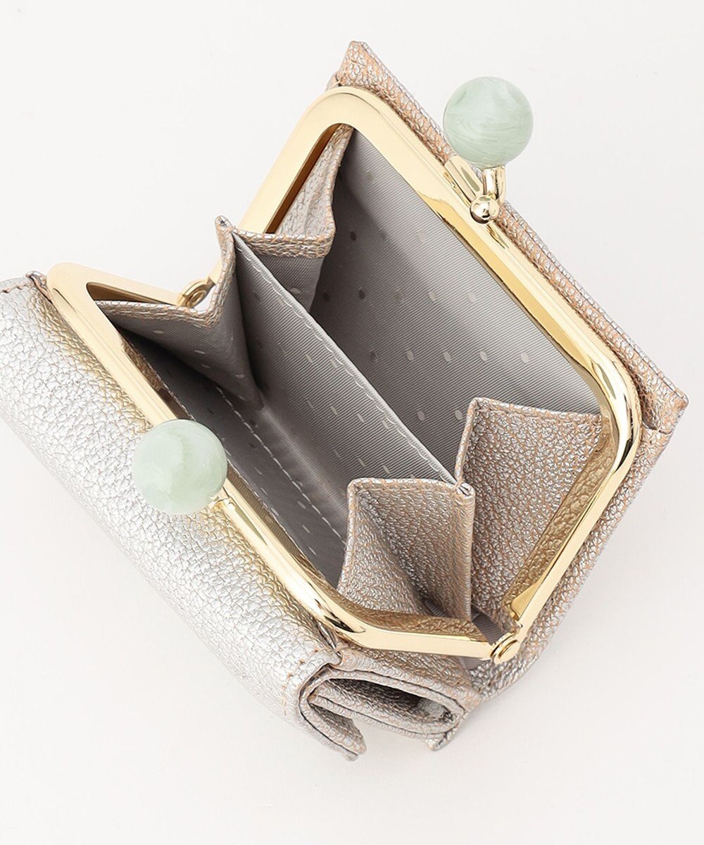 UNBILLION ペルケ perche / アクリル玉三つ折りミニサイフ 