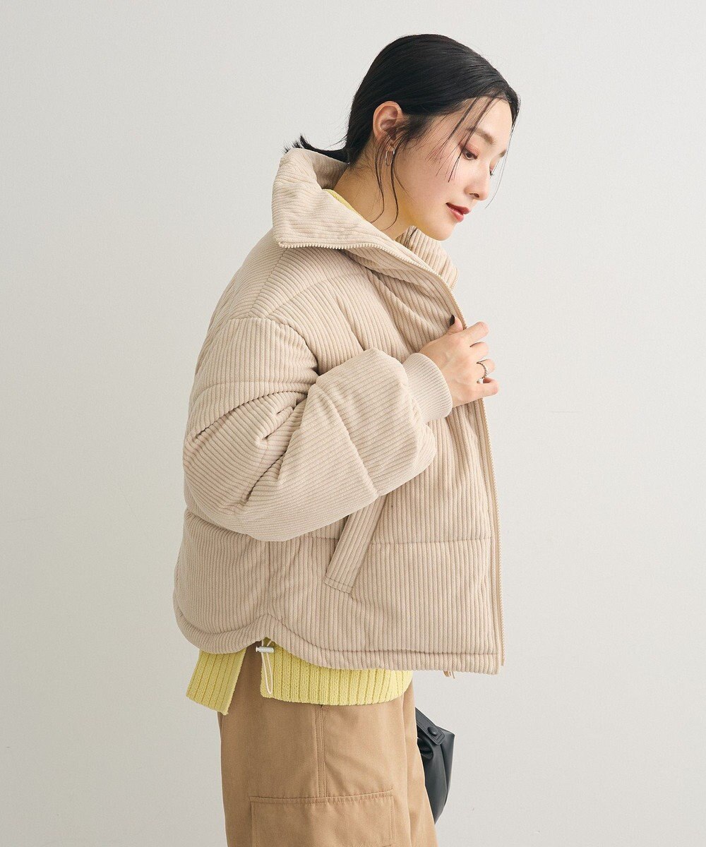 Green Parks ・ｓｗｉｎｇ　ｂｙ　コーデュロイスタンドブルゾン 