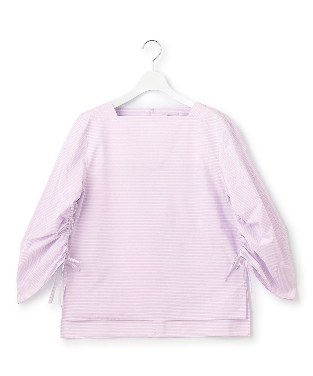 23区 【Oggi4月号掲載/洗える】CANCLINI デザインスリーブ ブラウス 