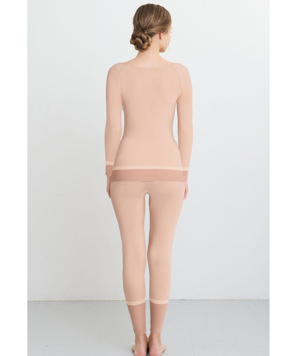 WACOAL あったかインナー よく伸びる生地 袖丈調節可能(7分袖~9分袖) 保温性(身生地) 9分袖 長袖 【360°ラクストレッチ】 レディース CLD371 /ワコール 