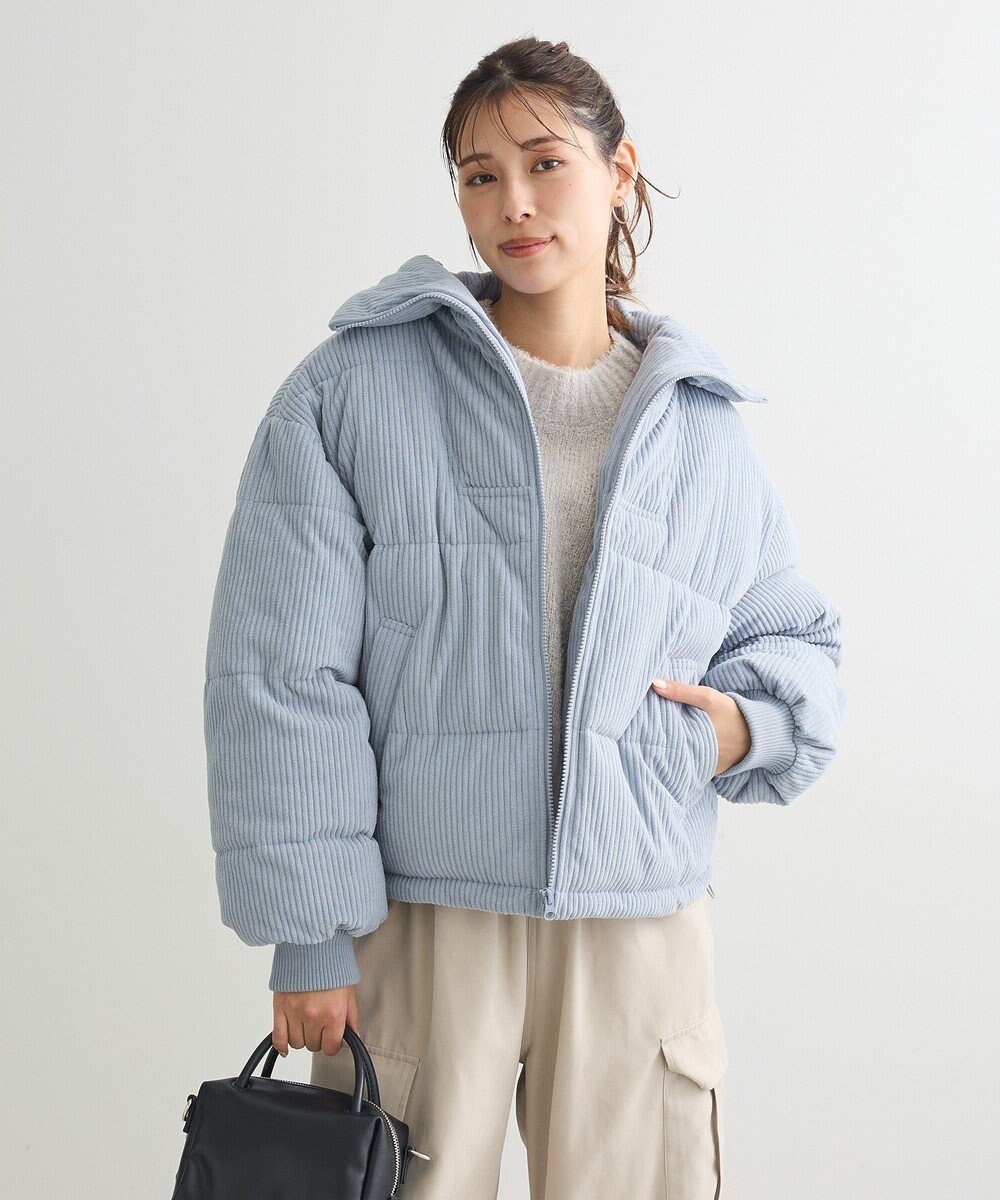 Green Parks ・ｓｗｉｎｇ　ｂｙ　コーデュロイスタンドブルゾン 