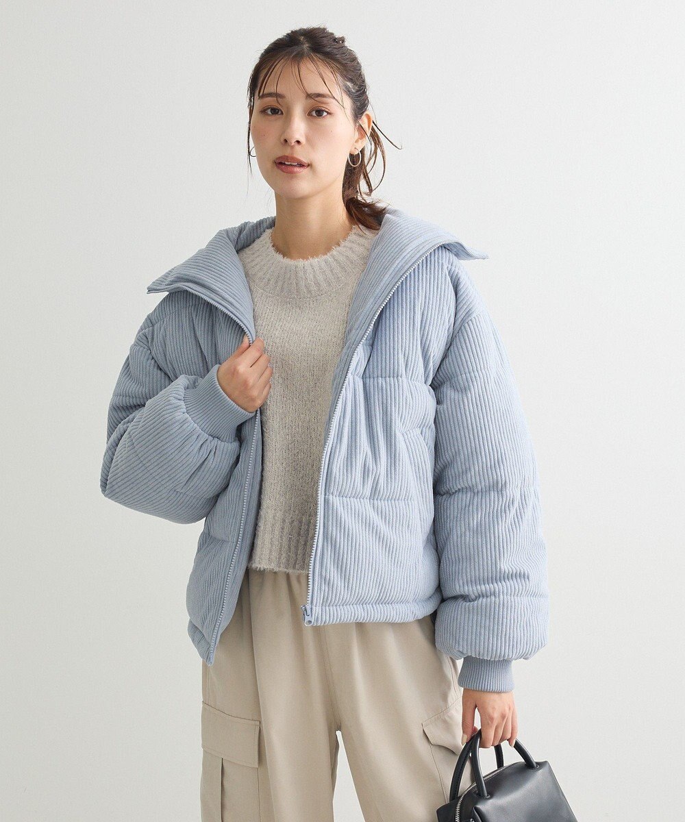 Green Parks ・ｓｗｉｎｇ　ｂｙ　コーデュロイスタンドブルゾン 