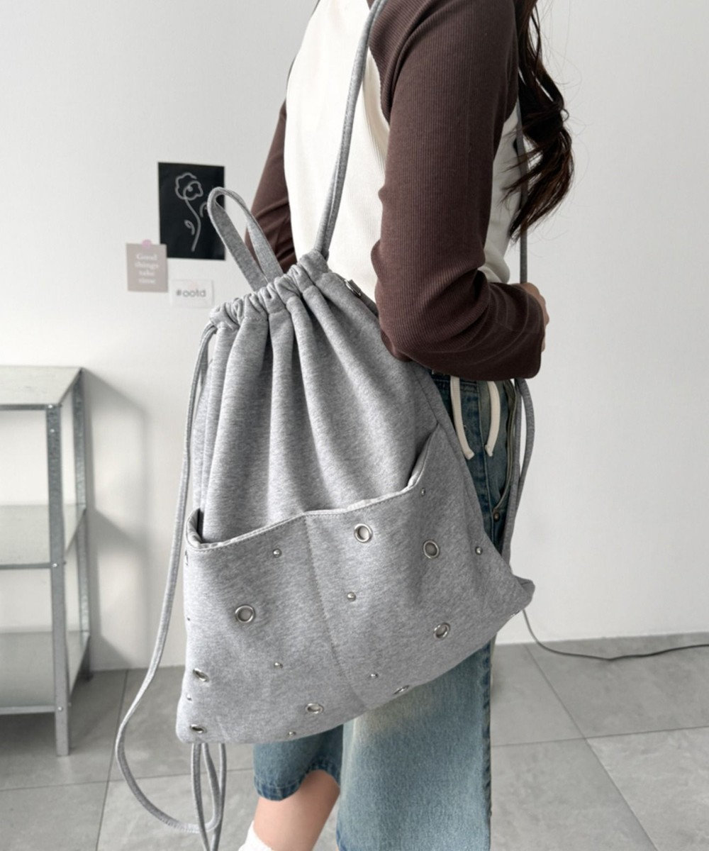 WEGO ハトメデザインナップサック 