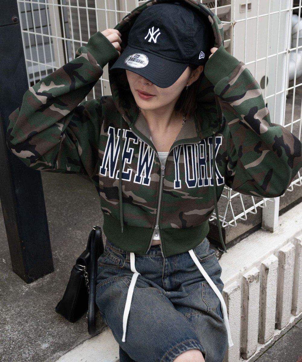 WEGO NEWYORK裏起毛ZIPパーカー 