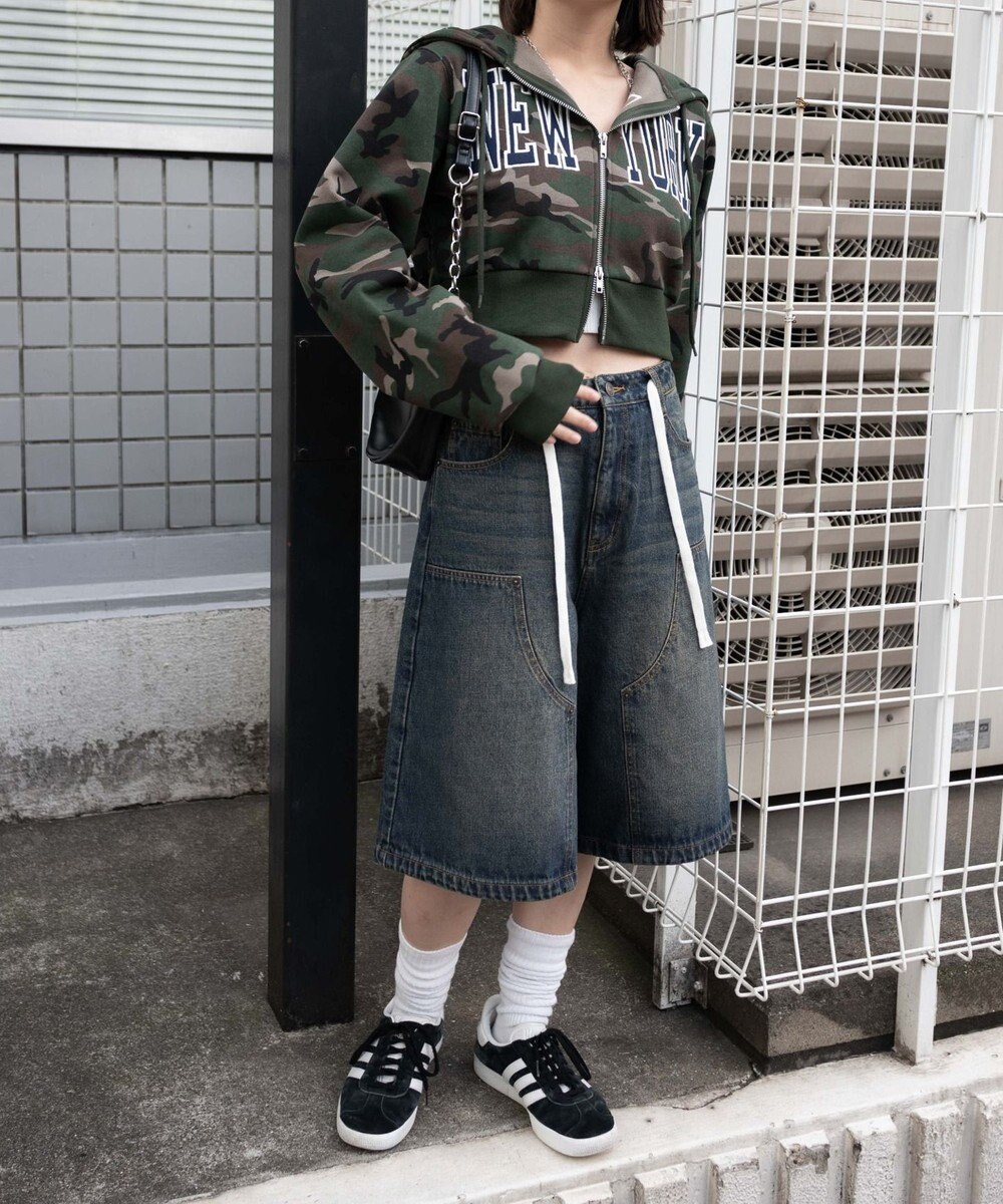 WEGO NEWYORK裏起毛ZIPパーカー 