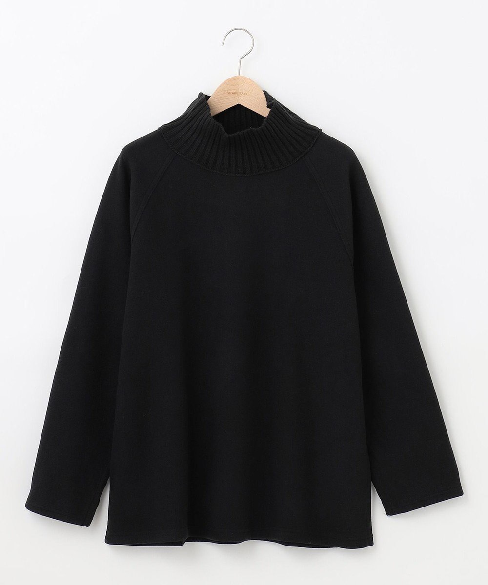 SHARE PARK LADIES ラグランスリープハイネックプルオーバー 