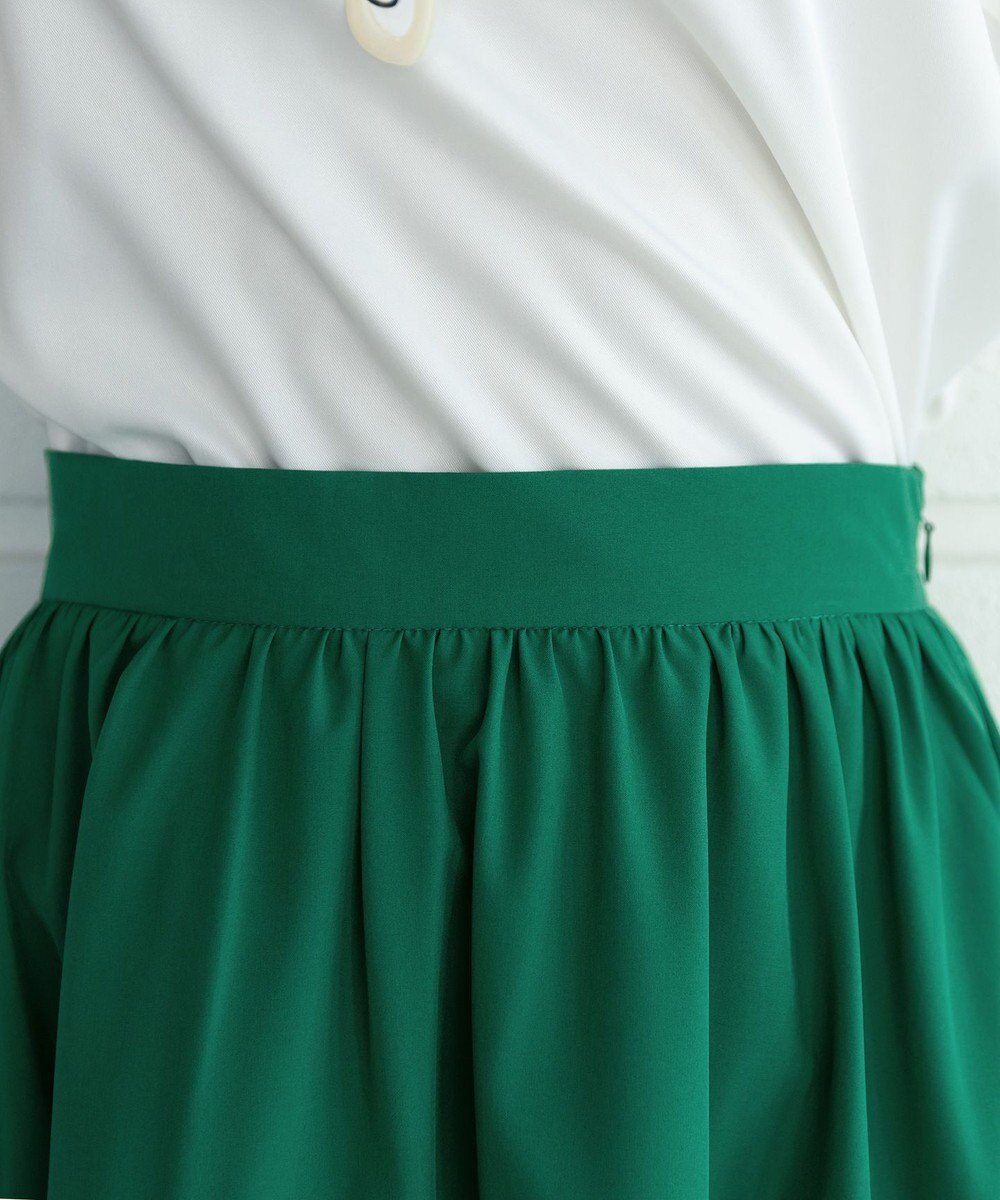 Tiaclasse L 【新色追加・洗える】幅広く活躍が期待できるレース切替スカート 