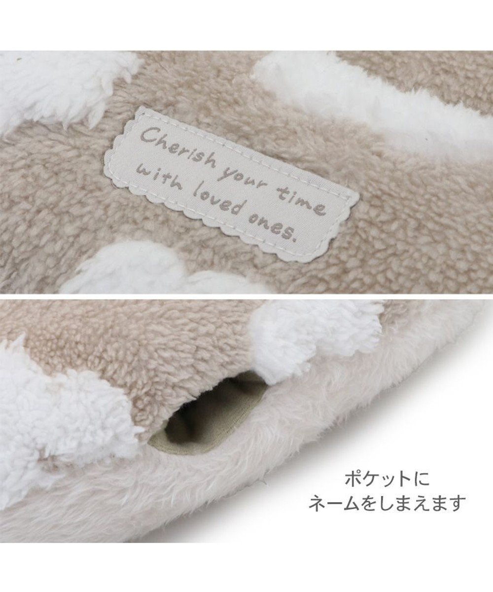 PET PARADISE ペットパラダイス 遠赤外線 ボアピロー 《お花柄》 