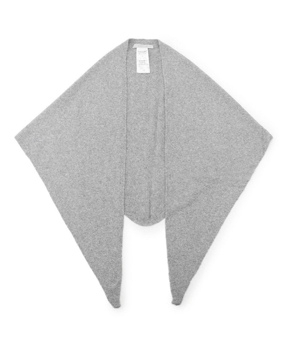 UNFILO 【WEB/一部店舗限定】ふわふわニット 三角ストール 