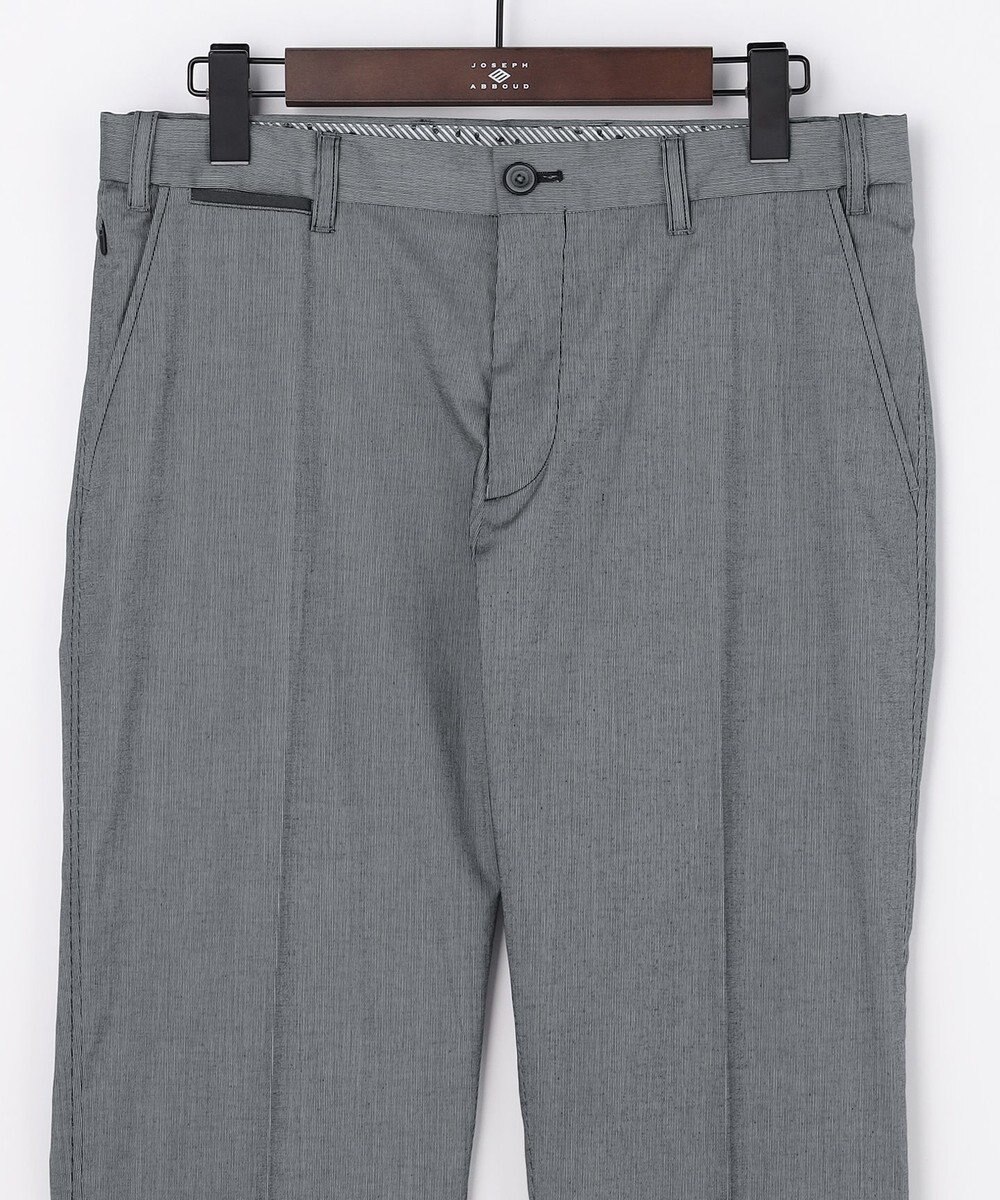 JOSEPH ABBOUD 【キングサイズ・ウエストも伸びる!/ストレッチ/軽量/Eco撥水/オーガニックコットン使用】マイクロピケストレッチ パンツ 