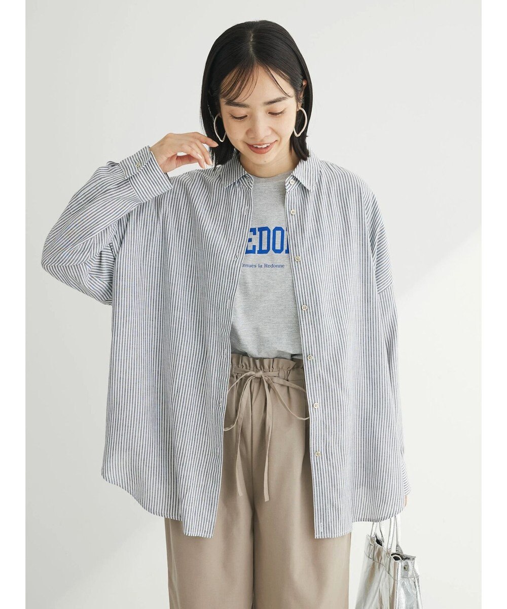 Green Parks リネンレーヨン２ｗａｙシャツ 