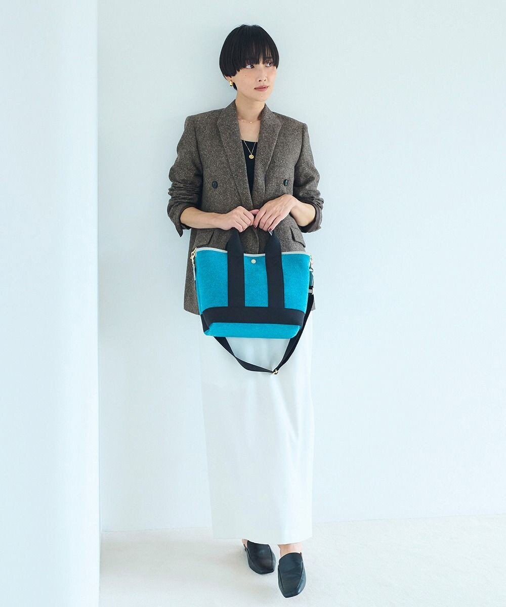 TOPKAPI 【Breath TOPKAPI】イタリアンフェルト ショルダー付 B5 トートバッグ M 