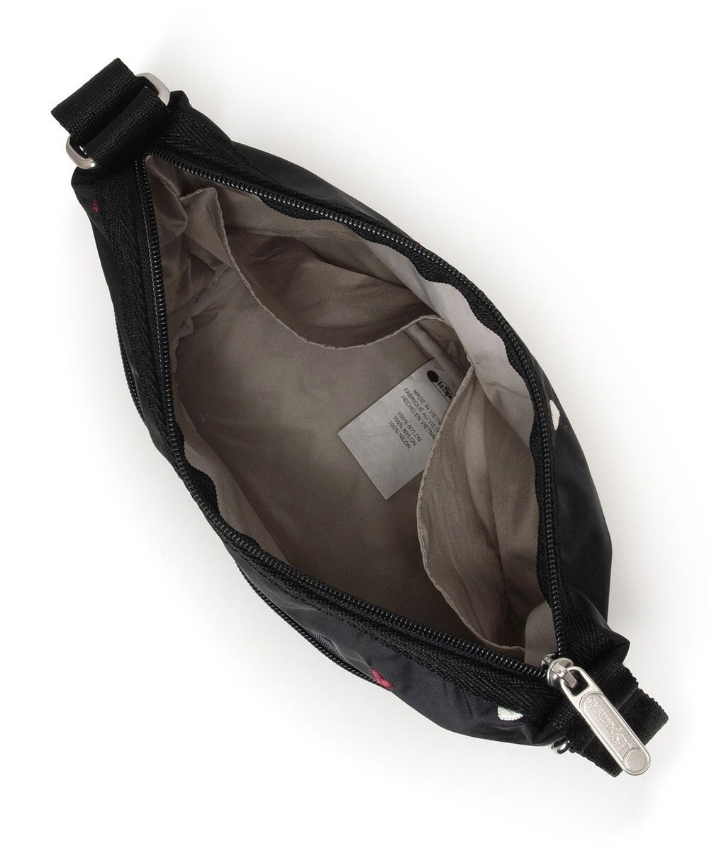 LeSportsac MINI BUCKET SHOULDER BAG/レッド/ホワイトハートEMB 