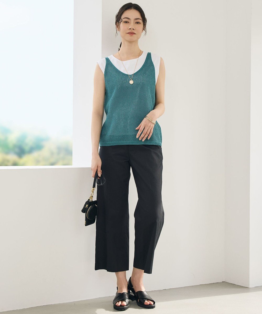 自由区 【カタログ掲載】ペーパーコットンメッシュ ベスト 