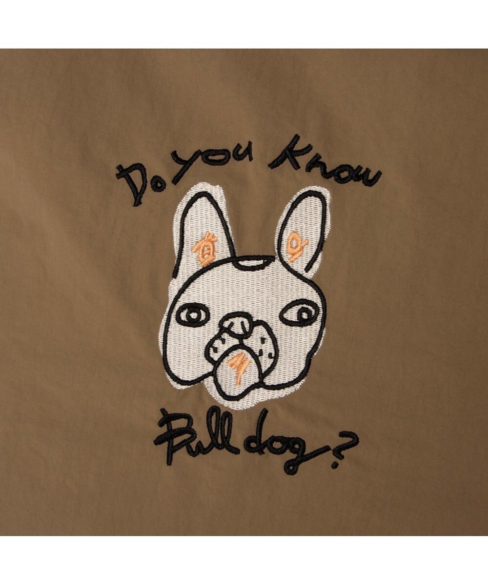 UNBILLION カシュカシュ cachecache / アニマルドローイング刺繍ナイロントート 